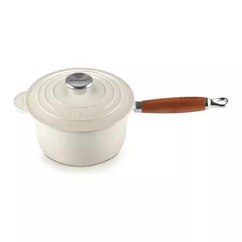 Cast iron sauce pan Ø18cm / 1.8L white
