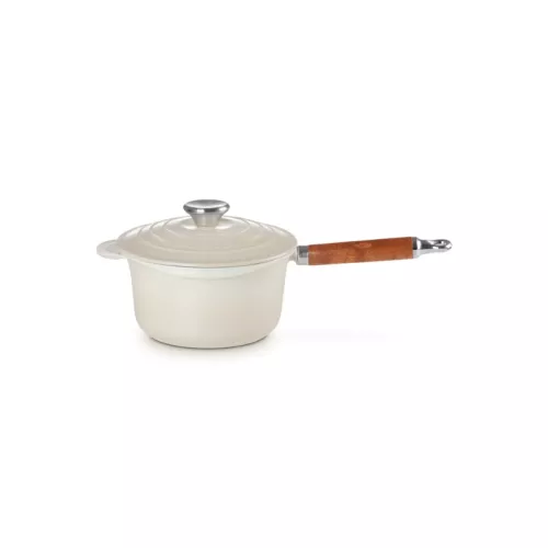 Cast iron sauce pan Ø18cm / 1.8L white