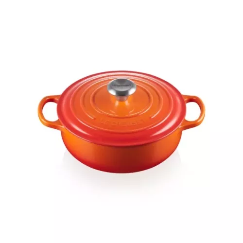 Le Creuset Ketaus apvalus puodas Ø24cm / 3,4L oranžinis