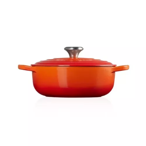 Le Creuset Ketaus apvalus puodas Ø24cm / 3,4L oranžinis