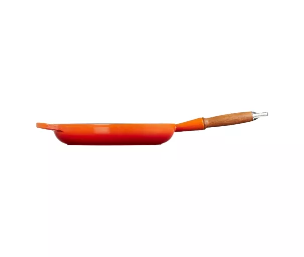 Le Creuset Čuguna panna ar koka rokturi Ø28cm oranža