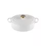 Le Creuset Кастрюля чугунная овальная 27см/4,1л белая