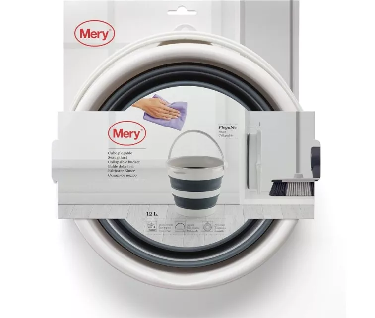 Ведро складное с ручкой 12л