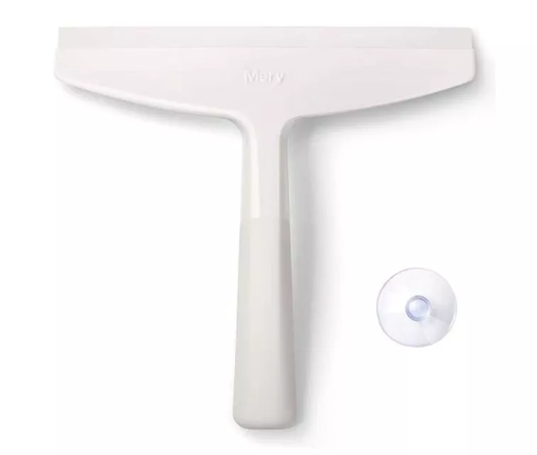 Window and Shower Cleaner with Suction Cup 24 x 23 x 3.5 cm