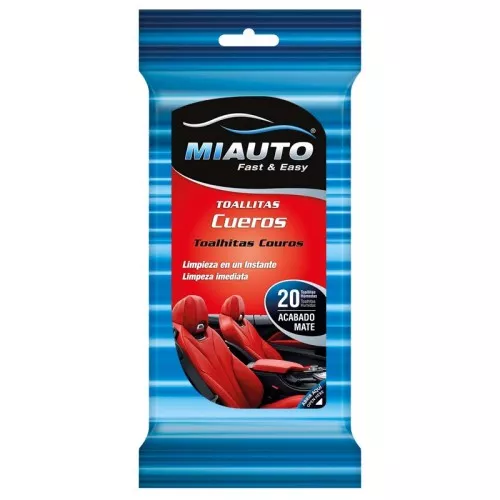 Wet wipes for car leather surfaces 20 pcs. 