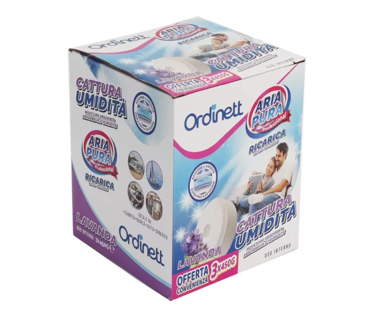 Сменные таблетки, впитывающие влагу, 450 г x 3 шт. лаванда