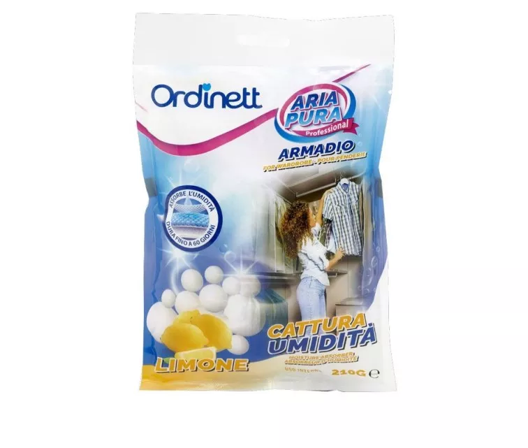 Drėgmės sugėriklis spintos krištolo 210g citrons