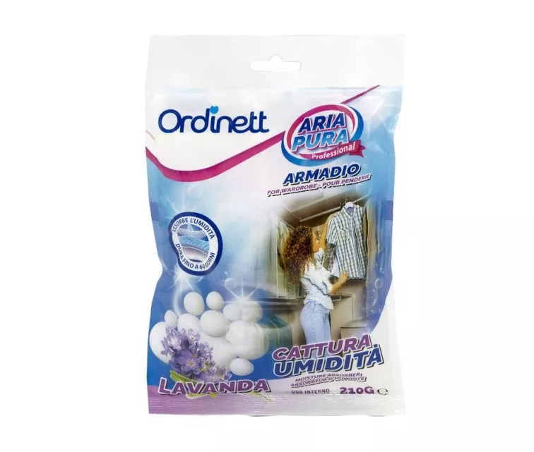 Drėgmės sugėriklis spintos krištolo 210g levandos