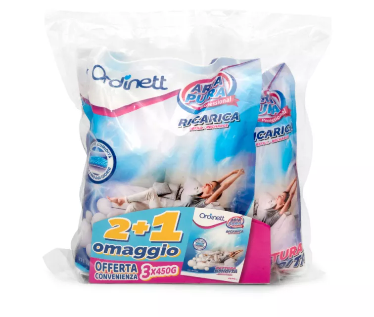 Niiskusimaja lisamine 3 tk. x 450g neutraalne lõhn