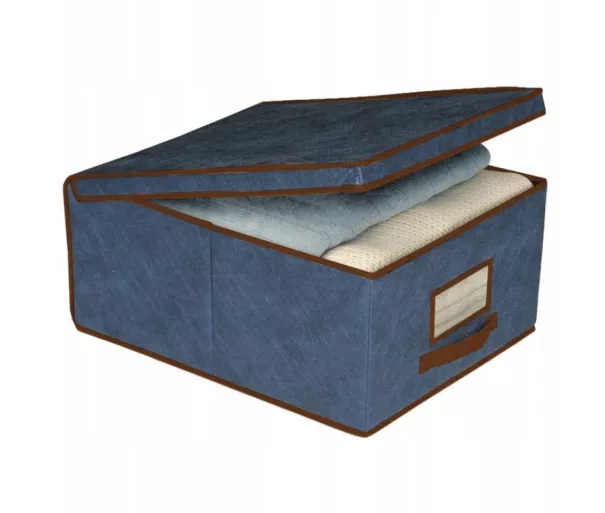 Box fabric 50 x 40 x 25cm Blue