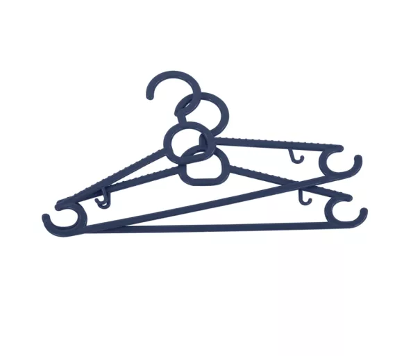 Clothes hangers 2 pcs. plastic Nyx 38.5x0.6x19.5cm assorted