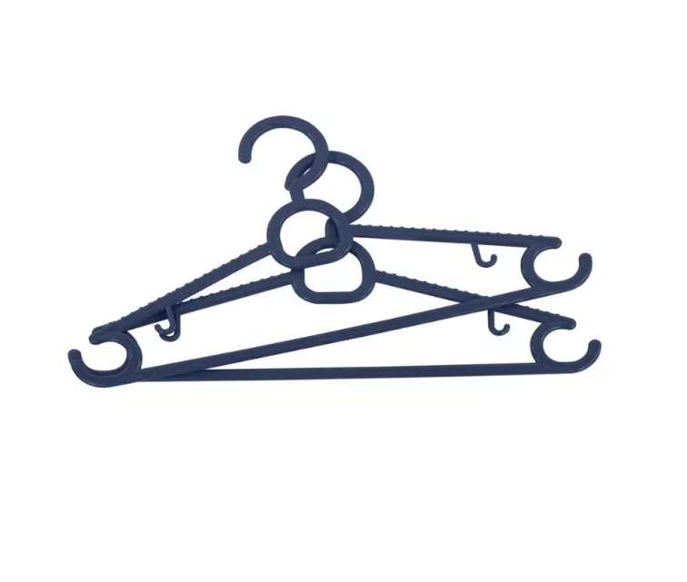 Clothes hangers 2 pcs. plastic Nyx 38.5x0.6x19.5cm assorted