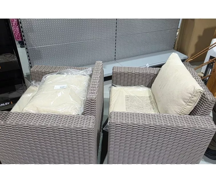 ( DEFECT ) Garden chairs 2pcs. California beige