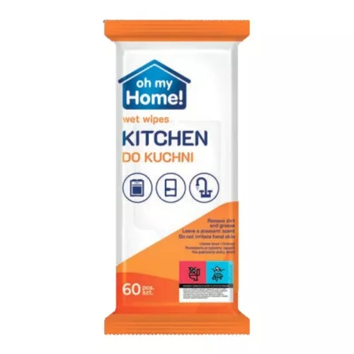 Салфетки влажные для кухни 60 шт.