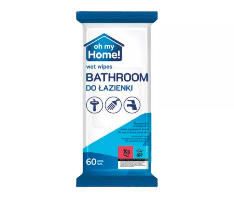 Wet wipes for the bathroom 60 pcs.