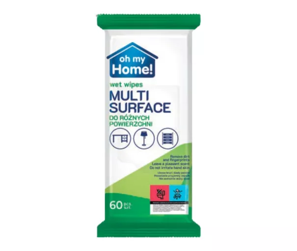 Wet wipes for various surfaces 60 pcs.
