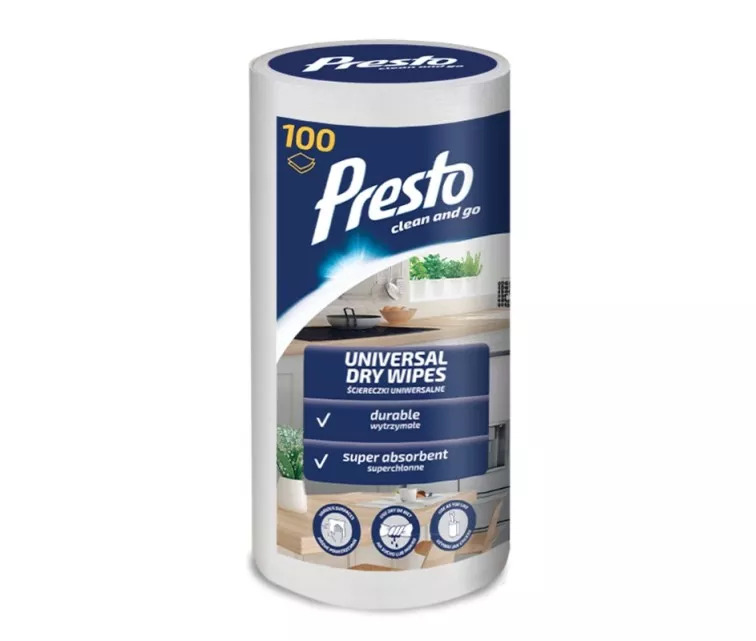 Салфетки универсальные в рулоне 100 шт.