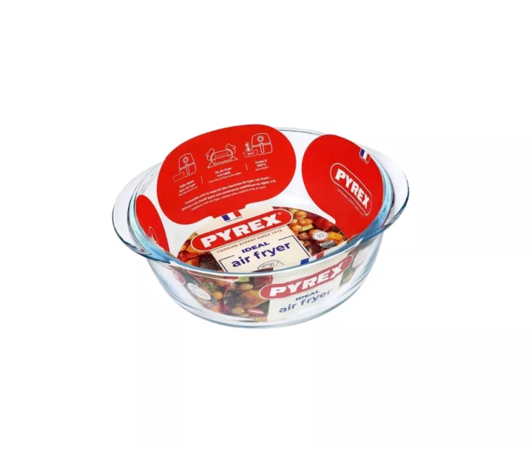 Klaasist anum õhufritüüridele Ø18cm/1L Pyrex