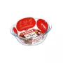 Klaasist anum õhufritüüridele Ø18cm/1L Pyrex