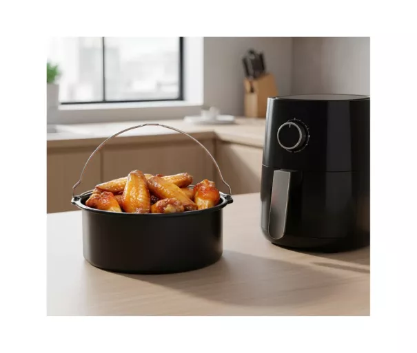 Metal frying pan for deep fryer Ø19x20xh7.5cm