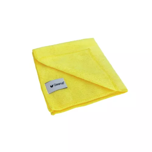 Mikrošķiedras lupatiņas 250gsm, 30x30, 10 gab. QLEANUP dzeltenas