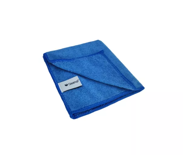 Microfiber cloths 250gsm, 30x30, 10 pcs. QLEANUP blue