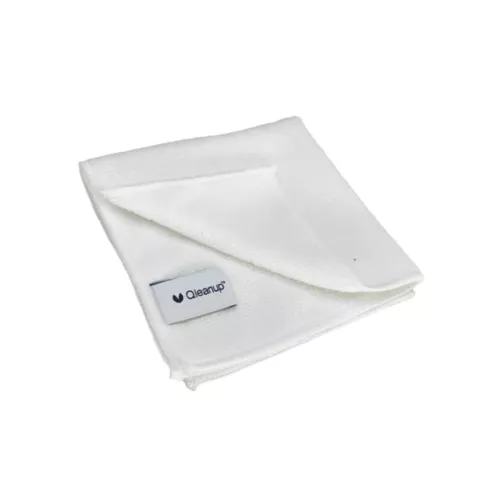 Mikrošķiedras lupatiņas 250gsm, 30x30, 10 gab. QLEANUP- baltas