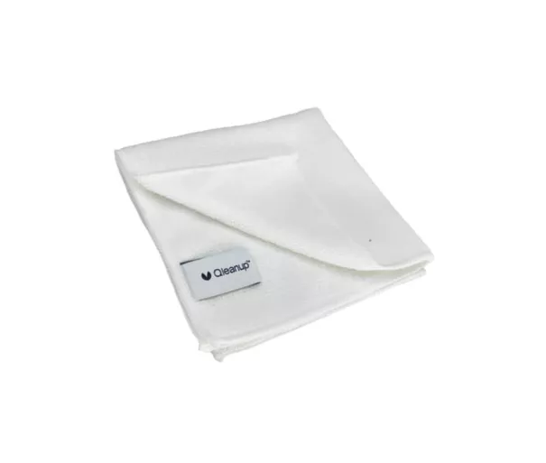 Microfiber cloths 250gsm, 30x30, 10 pcs. QLEANUP- white