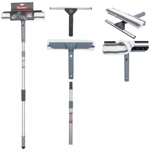 Щетка для окон с телескопической ручкой Pro