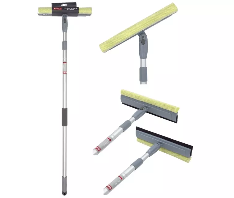 Langų šepetys su teleskopine rankena Expert
