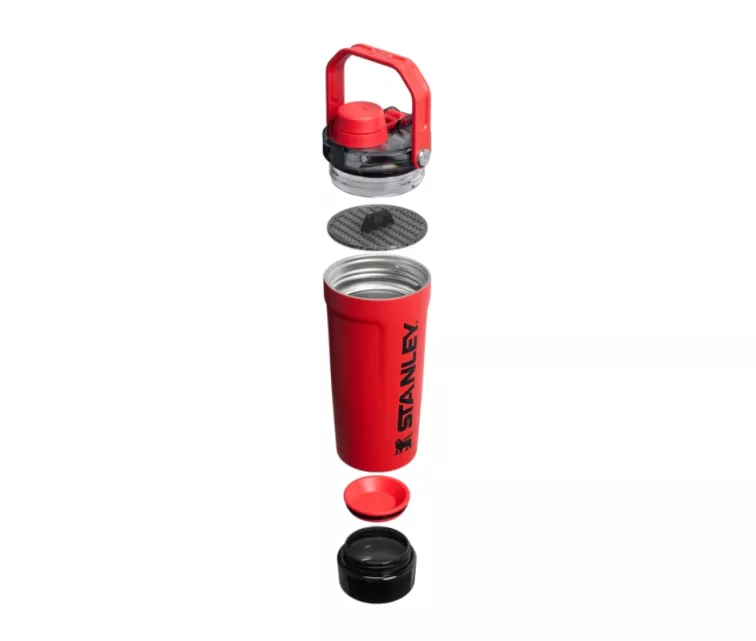 Thermos bottle The Activate Shaker 0.59L dark red