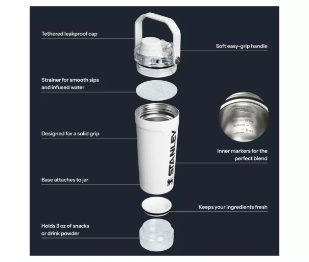 Termopudele The Activate Shaker 0,59L balta
