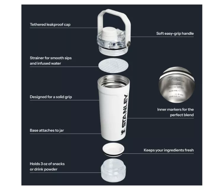 Thermal bottle The Activate Shaker 0.6L blue