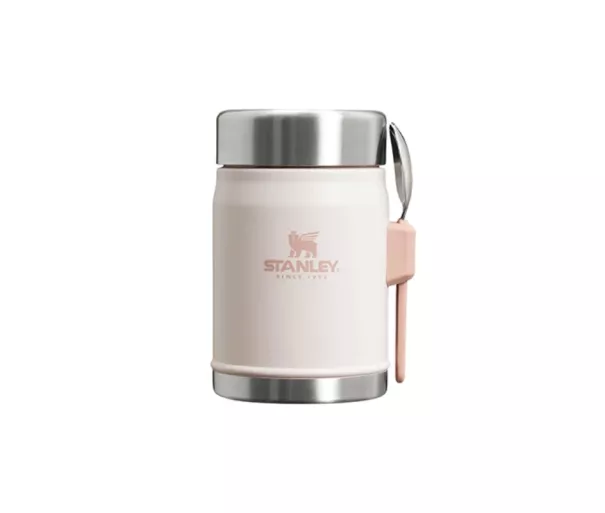 Термос пищевой The Legendary Food Jar + Spork 0,4 л светло-розовый