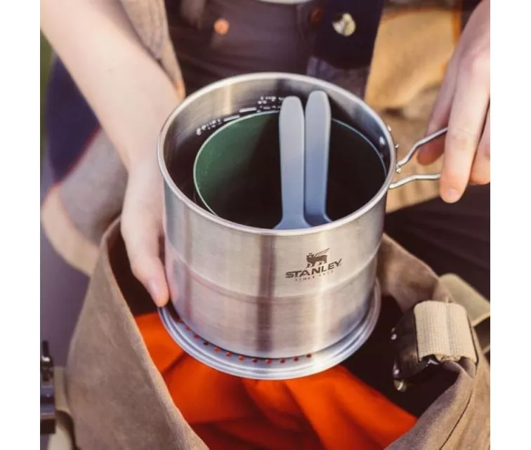 Camping cooking set Stanley Wildfare Go Two 1.1L teal/dark grey