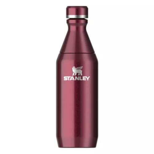 Thermos The All Day Slim Bottle 0.35L glossy dark red
