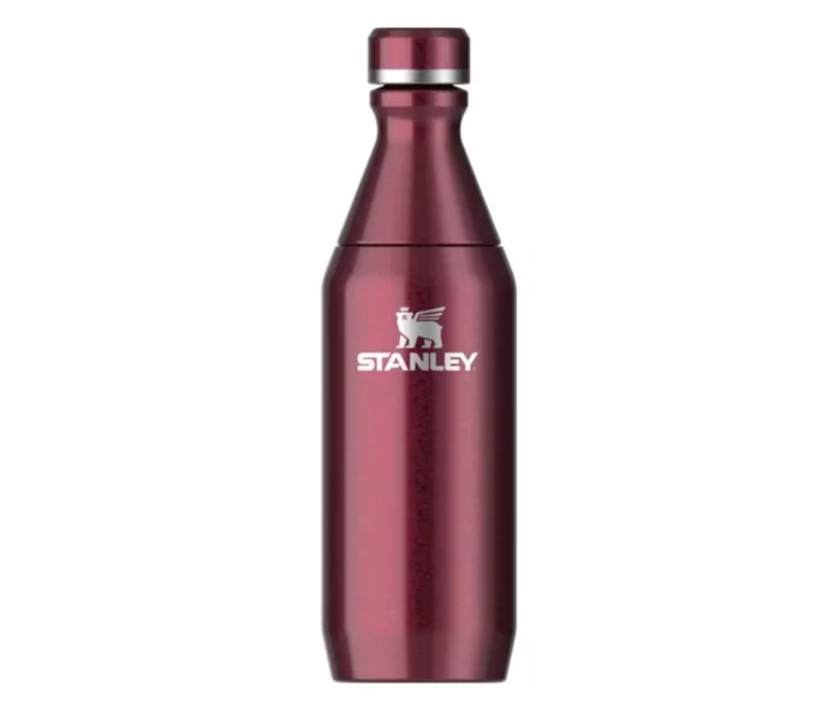 Thermos The All Day Slim Bottle 0.35L glossy dark red
