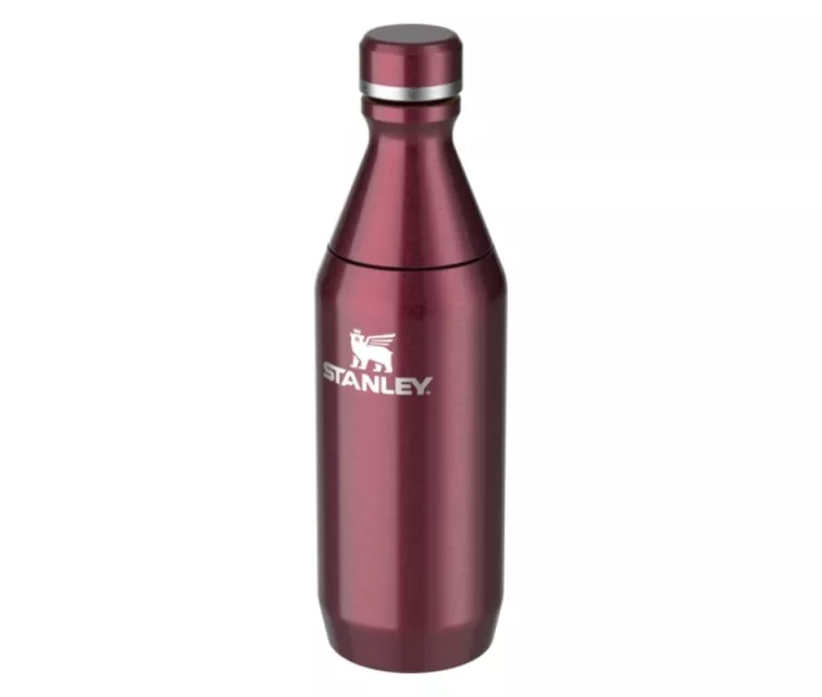 Thermos The All Day Slim Bottle 0.35L glossy dark red