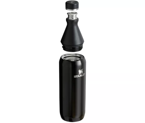 Термос The All Day Slim Bottle 0.59L, глянцевый черный
