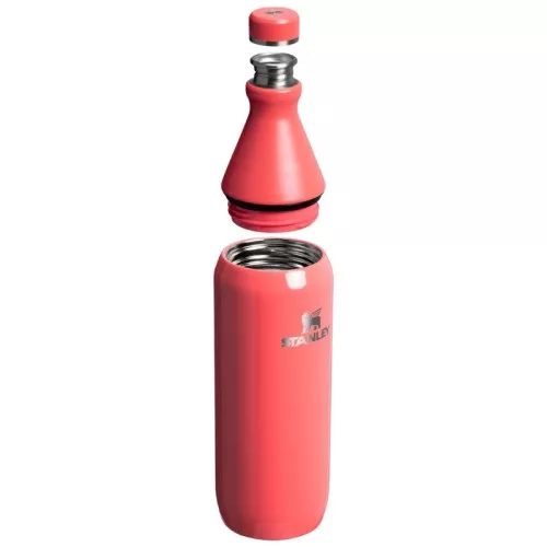 Thermos The All Day Slim Bottle 0.6L glossy coral red-orange