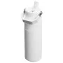 Thermos bottle with straw The IceFlow Bottle Flip Straw 2.0 0.7L white