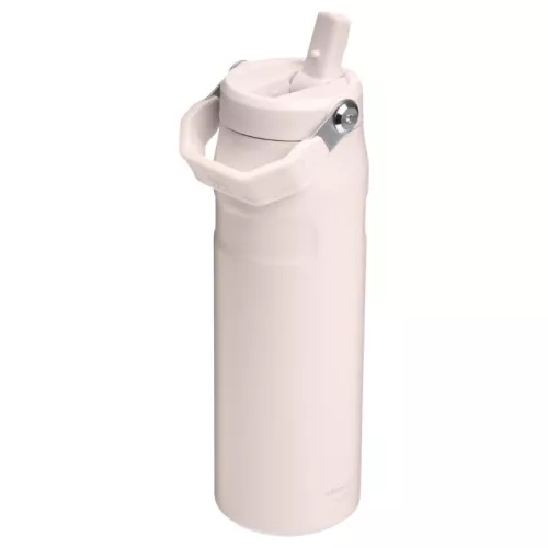 Termoso buteliukas su šiaudeliu The IceFlow Bottle Flip Straw 2.0 0.7L šviesiai rožinis