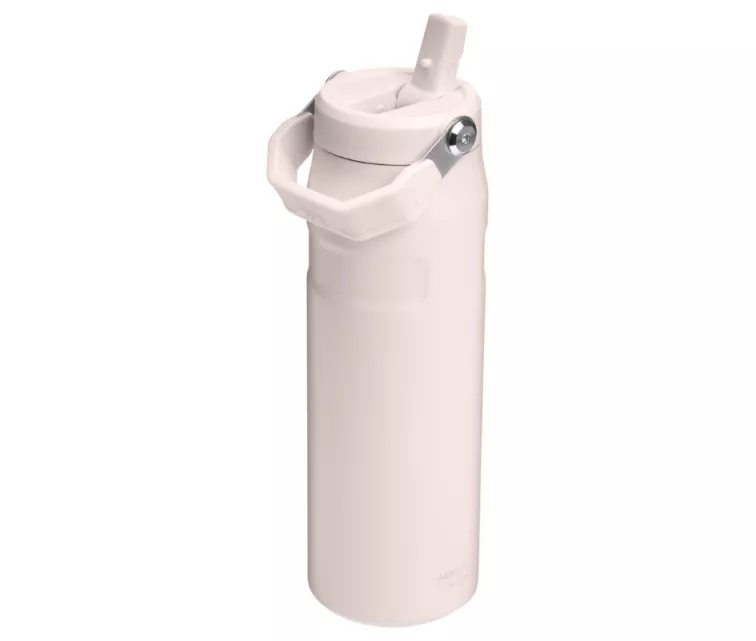 Thermos bottle with straw The IceFlow Bottle Flip Straw 2.0 0.7L light pink