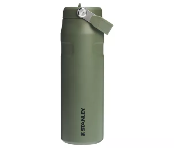 Termospudel kõrrega The IceFlow Bottle Flip Straw 2.0 0.71L tumeroheline