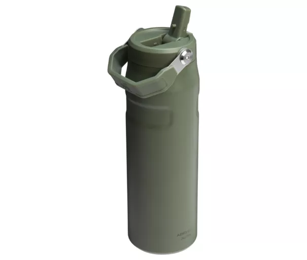 Termospudel kõrrega The IceFlow Bottle Flip Straw 2.0 0.71L tumeroheline