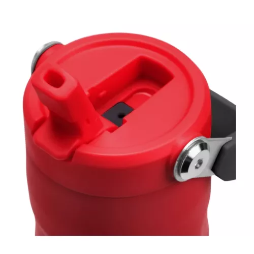 Termospudel kõrrega The IceFlow Bottle Flip Straw 2.0 0.47L tumepunane