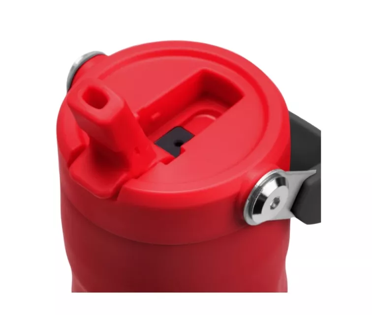 Termospudel kõrrega The IceFlow Bottle Flip Straw 2.0 0.47L tumepunane