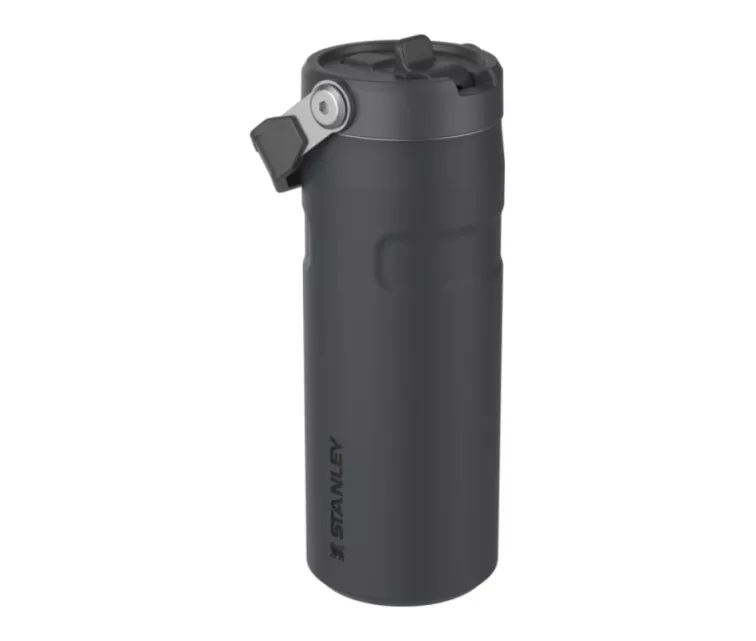 Thermos bottle with straw The IceFlow Bottle Flip Straw 2.0 0.47L black 2.0