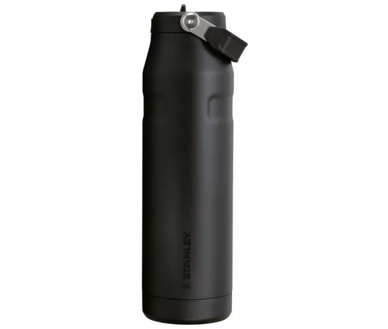 Термос с трубочкой The IceFlow Bottle Flip Straw 2.0 1.06L черный 2.0