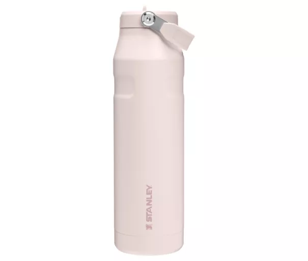 Termoso buteliukas su šiaudeliu The IceFlow Bottle Flip Straw 2.0 1.06L šviesiai rožinis
